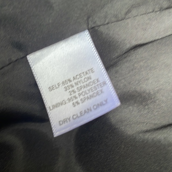 WHBM Black Sateen Blazer Size 6 - Picture 10 of 13